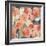 Peach Floral-PI Studio-Framed Art Print