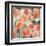 Peach Floral-PI Studio-Framed Art Print