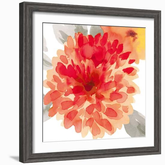 Peach Flower I-Sandra Jacobs-Framed Giclee Print