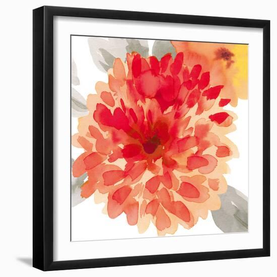 Peach Flower I-Sandra Jacobs-Framed Giclee Print