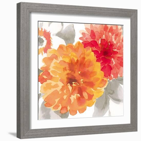 Peach Flower II-Sandra Jacobs-Framed Giclee Print