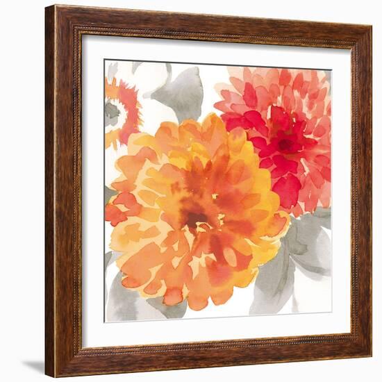 Peach Flower II-Sandra Jacobs-Framed Giclee Print