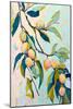 Peach Fruit Branch I-Avril Anouilh-Mounted Art Print