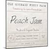 Peach Jam-The Vintage Collection-Mounted Giclee Print