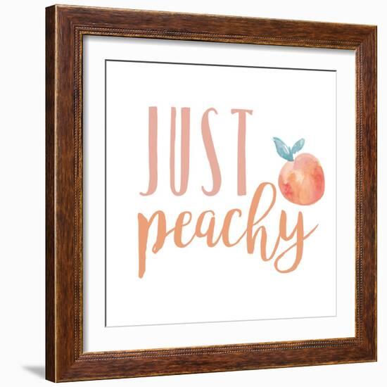 Peach Life I-Studio W-Framed Art Print