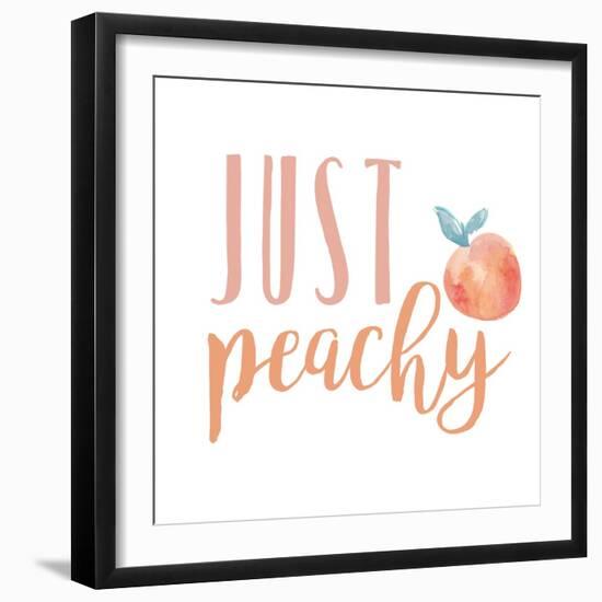 Peach Life I-Studio W-Framed Art Print