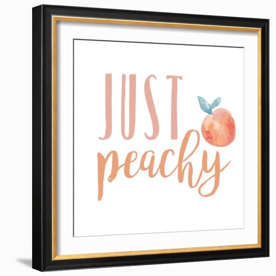 Peach Life I-Studio W-Framed Art Print