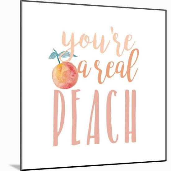 Peach Life II-Studio W-Mounted Art Print