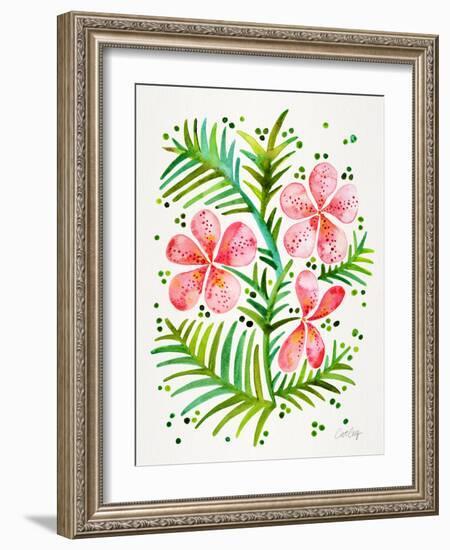 Peach Orchid Bunch-Cat Coquillette-Framed Giclee Print