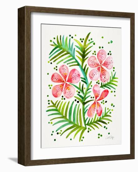 Peach Orchid Bunch-Cat Coquillette-Framed Giclee Print