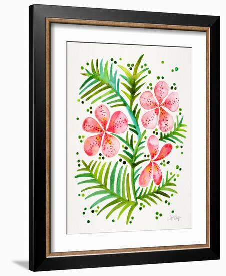 Peach Orchid Bunch-Cat Coquillette-Framed Giclee Print