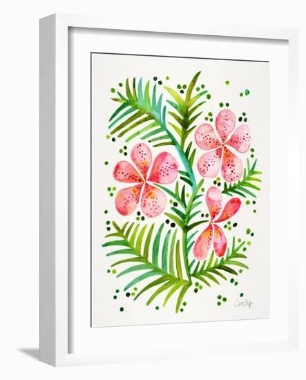 Peach Orchid Bunch-Cat Coquillette-Framed Giclee Print