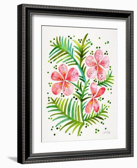 Peach Orchid Bunch-Cat Coquillette-Framed Giclee Print