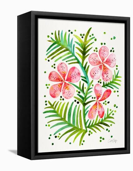 Peach Orchid Bunch-Cat Coquillette-Framed Premier Image Canvas