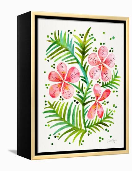 Peach Orchid Bunch-Cat Coquillette-Framed Premier Image Canvas