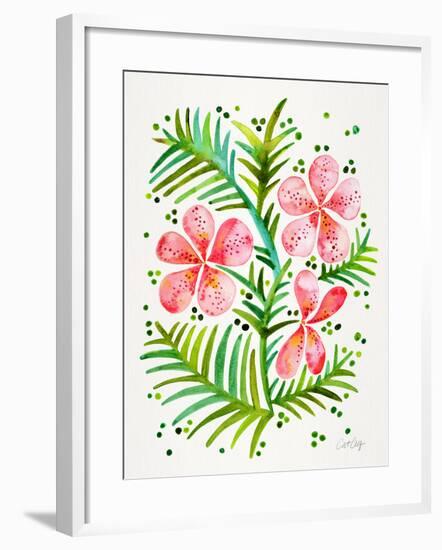 Peach Orchid Bunch-Cat Coquillette-Framed Giclee Print