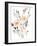 Peach & Paynes Bouquet II-Jennifer Goldberger-Framed Art Print