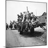 Peach pickers being driven to the orchards in Muscella, Georgia, 1936-Dorothea Lange-Mounted Photographic Print