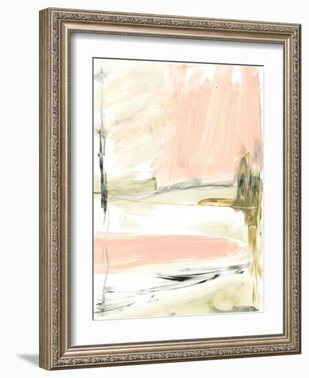 Peach Sorbet I-Jennifer Goldberger-Framed Art Print