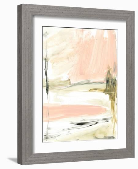 Peach Sorbet I-Jennifer Goldberger-Framed Art Print