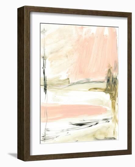 Peach Sorbet I-Jennifer Goldberger-Framed Art Print