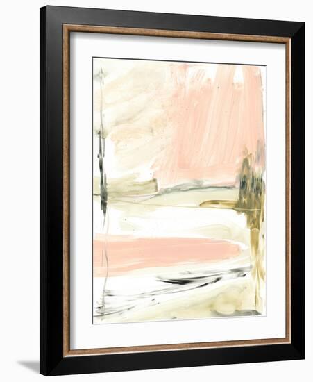 Peach Sorbet I-Jennifer Goldberger-Framed Art Print