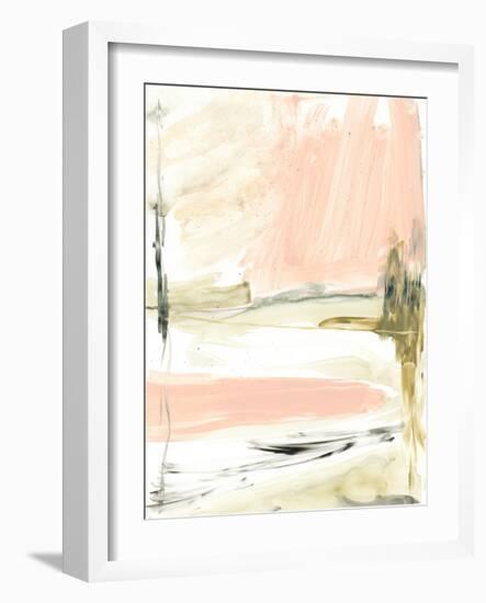 Peach Sorbet I-Jennifer Goldberger-Framed Art Print