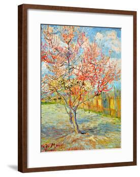 Peach Tree in Bloom at Arles, c.1888-Vincent van Gogh-Framed Giclee Print