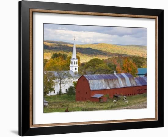 Peacham, Vermont, Usa-Jerry & Marcy Monkman-Framed Photographic Print