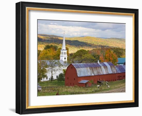 Peacham, Vermont, Usa-Jerry & Marcy Monkman-Framed Photographic Print