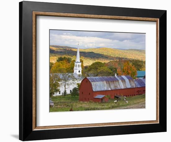 Peacham, Vermont, Usa-Jerry & Marcy Monkman-Framed Photographic Print