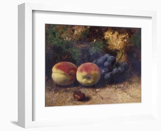 Peaches and Grapes, 1864-George Walter Harris-Framed Giclee Print