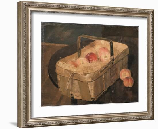 Peaches in a Basket-Allan Gwynne-Jones-Framed Giclee Print