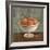 Peaches in Old Bowl Neutral-Silvia Vassileva-Framed Art Print