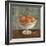 Peaches in Old Bowl Neutral-Silvia Vassileva-Framed Art Print