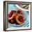 Peaches with Raspberries in Red Wine and Cinnamon Sauce-Frank Wieder-Framed Photographic Print