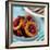 Peaches with Raspberries in Red Wine and Cinnamon Sauce-Frank Wieder-Framed Photographic Print