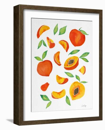 Peaches-Cat Coquillette-Framed Giclee Print