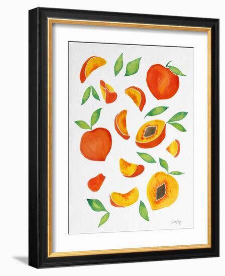 Peaches-Cat Coquillette-Framed Giclee Print