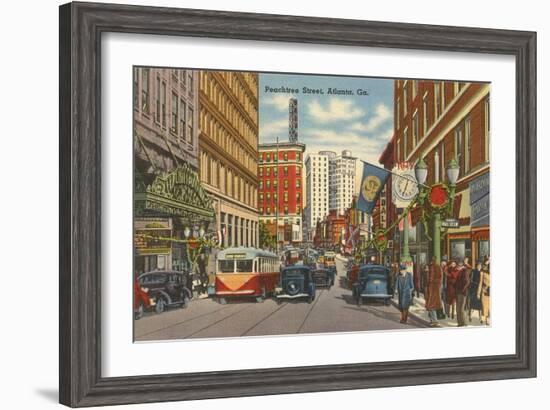 Peachtree Street, Atlanta, Georgia-null-Framed Art Print