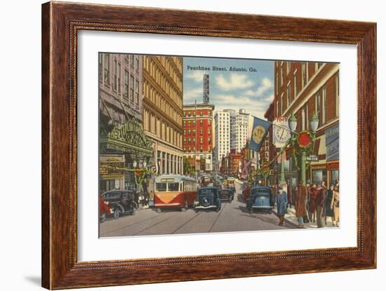 Peachtree Street, Atlanta, Georgia-null-Framed Art Print