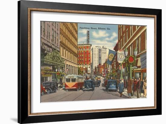 Peachtree Street, Atlanta, Georgia-null-Framed Art Print