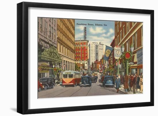 Peachtree Street, Atlanta, Georgia-null-Framed Art Print