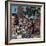 "Peachtree Street," June 25, 1960-John Falter-Framed Premium Giclee Print