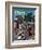 "Peachtree Street," Saturday Evening Post Cover, June 25, 1960-John Falter-Framed Giclee Print