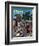 "Peachtree Street," Saturday Evening Post Cover, June 25, 1960-John Falter-Framed Giclee Print