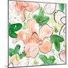Peachy Flora II-Melissa Wang-Mounted Art Print