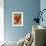 Peachy Heart-Jill Mayberg-Framed Giclee Print displayed on a wall