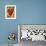 Peachy Heart-Jill Mayberg-Framed Giclee Print displayed on a wall