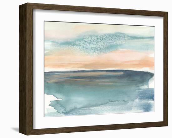 Peachy Salt Spray II-Jennifer Goldberger-Framed Art Print